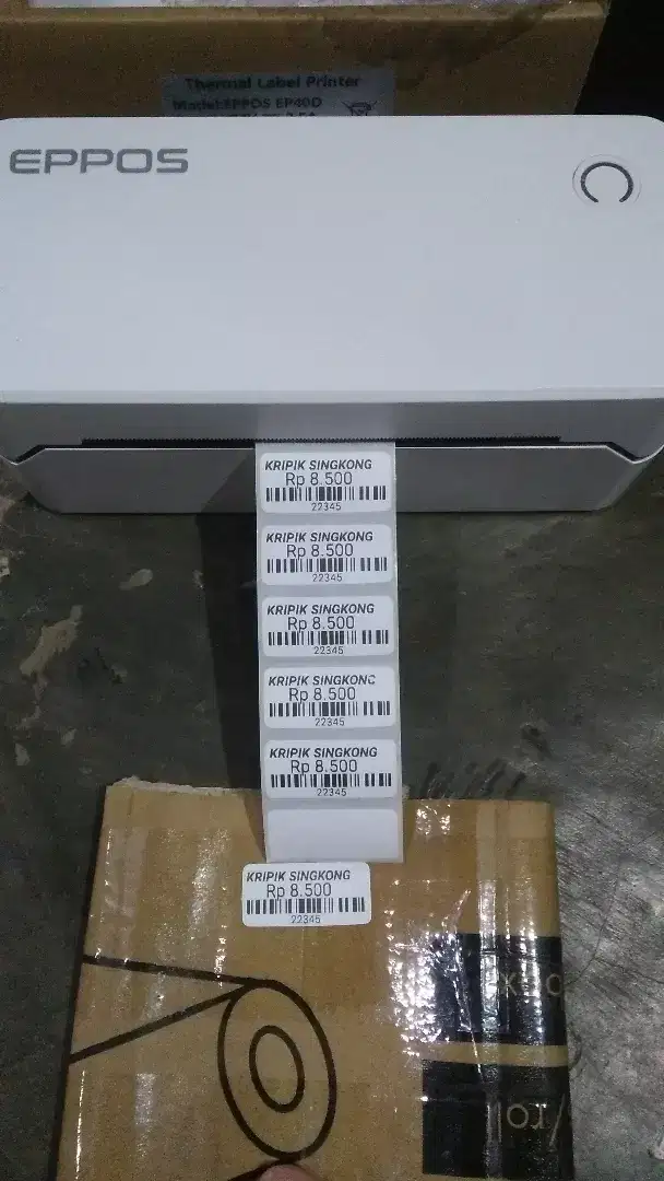 Print 100mm label (cetak label produk