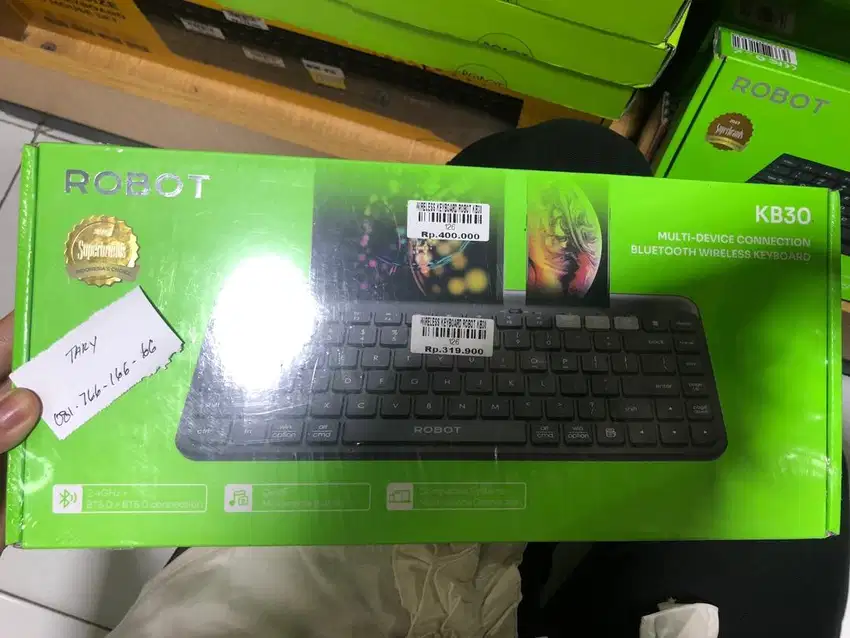 WIRELESS KEYBOARD ROBOT KB30 ATLANTIS DAHSYAT