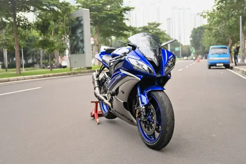 Yamaha R6 2014 Race Blue Sangat Terawat