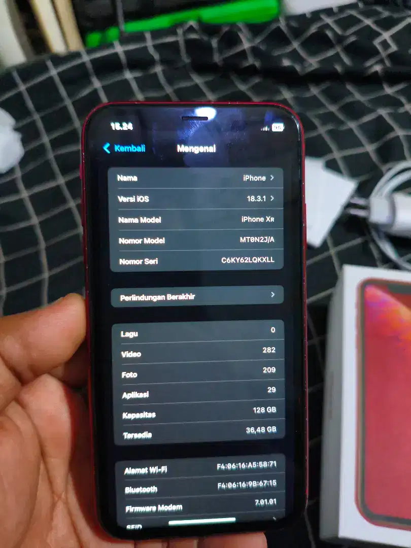 Iphone xr 128 inter fulsettt