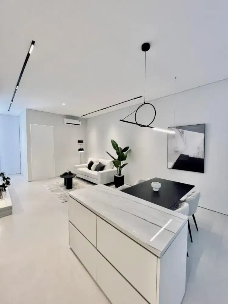 Dijual rumah modern industrial sutorejo dekat galaxy, pcm, its