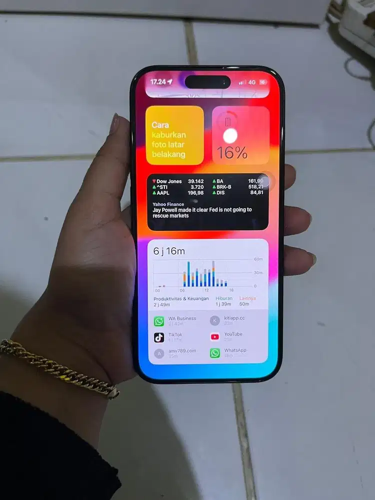 Di jual iphone 15 pro 128