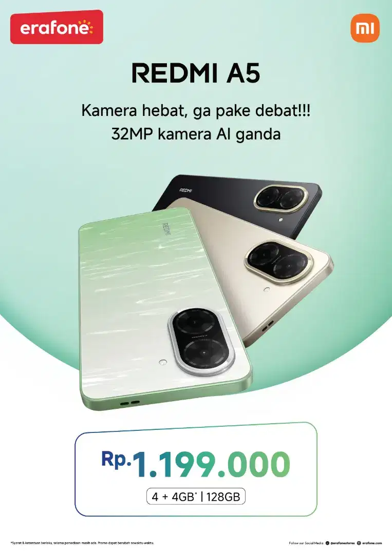 REDMI A5 4/128 HARGA PELAJAR