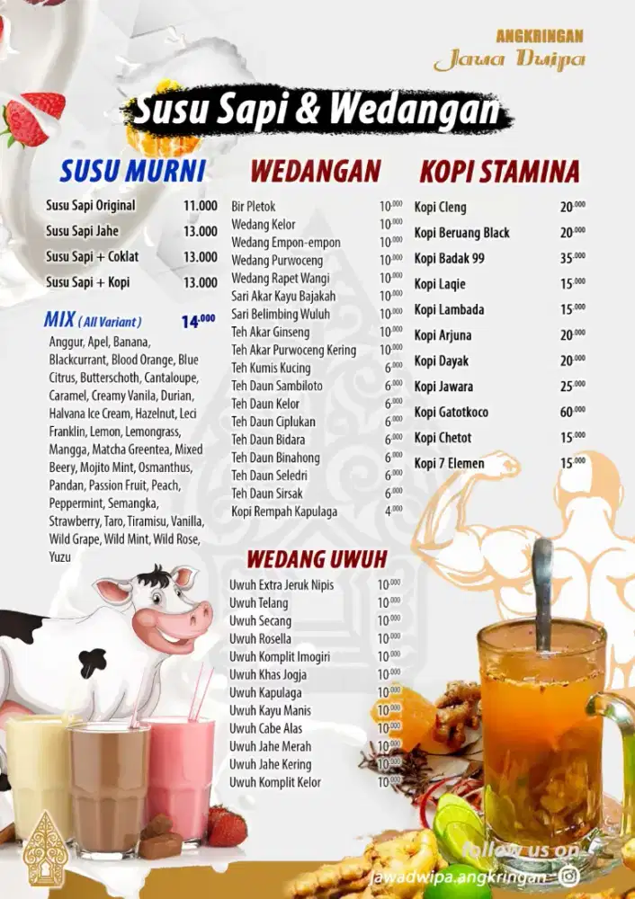 Staf Kasir dan Staf Administrasi Pujasera Cafe
