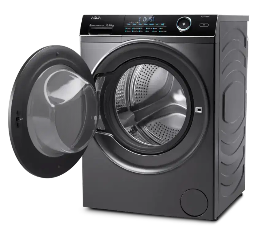 Mesin cuci Front loading 100% kering (AQUA) FQD-1050BF