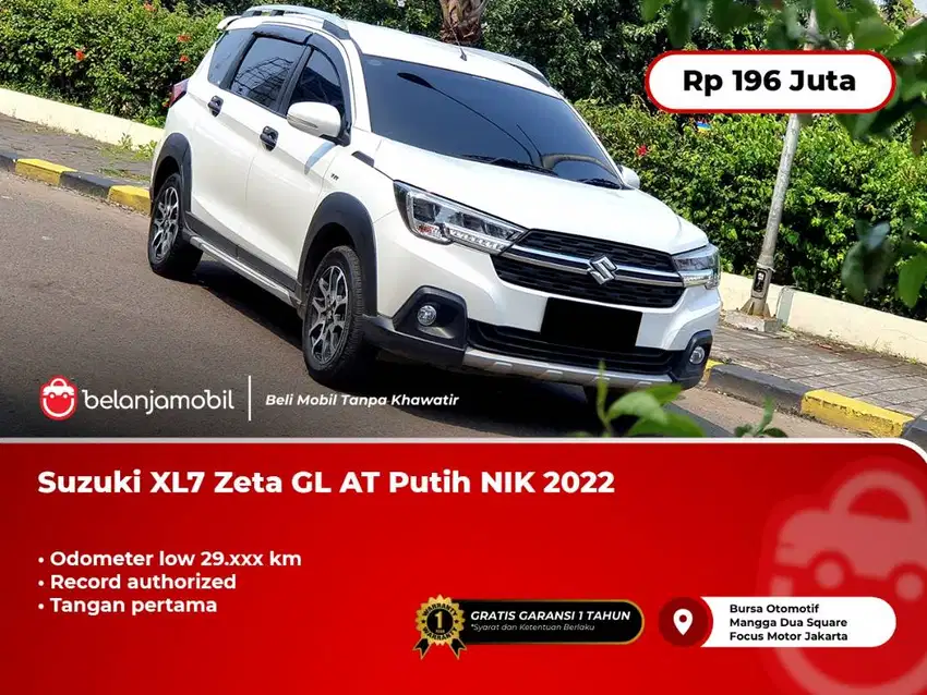 [ LOW KM ] Suzuki XL7 XL 7 Zeta GL AT Putih 2022/2023