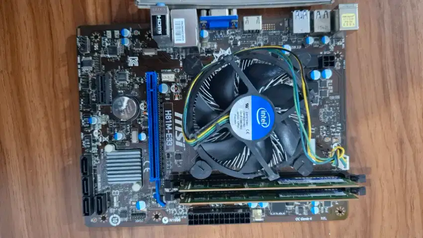 Paket intel core i3 4150 ram 4gb mobo msi h81