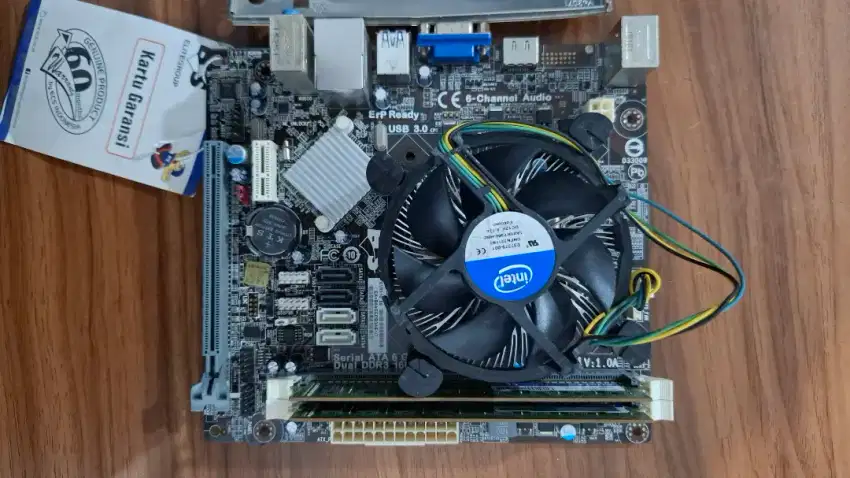 Paket hemat core i3 h61 plus ram 4gb