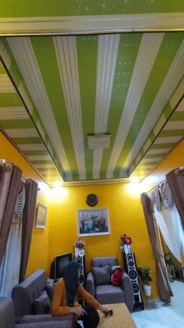 Plafond PVC terpasang