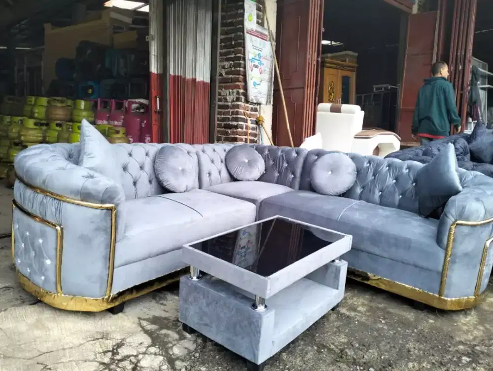 Sofa turki minimalis abu