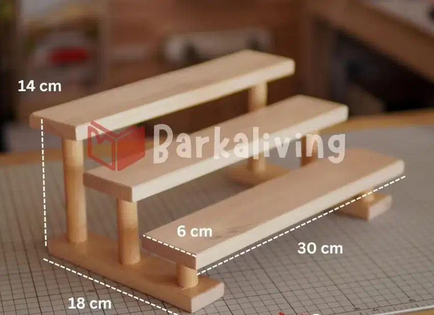 Display Kayu Untuk Jualan