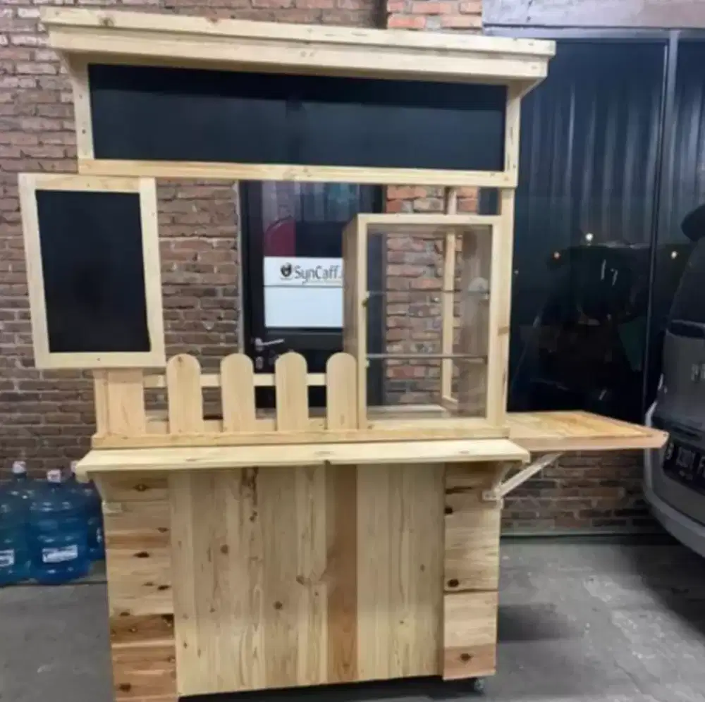 Rombong Portable, Gerobak Minuman, Booth Bazar, Both Jualan ES,