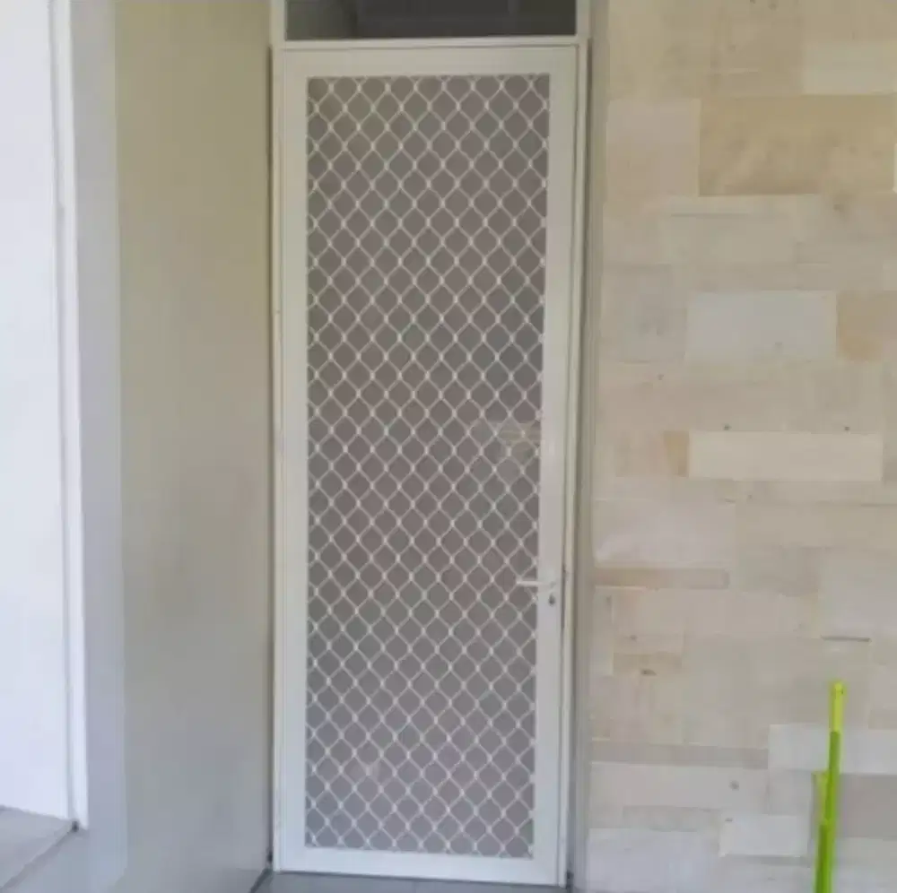 Kusen Pintu Almini, Pintu Kasa Anti Nyamuk 1 Set Pintu Kusen Aluminium