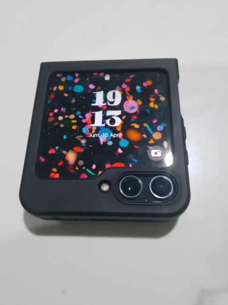 Samsung flip 5 warna putih gratis case