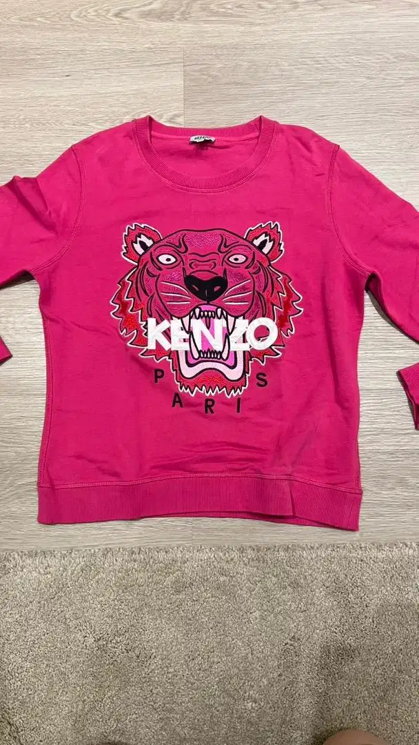 Kenzo Paris Sweater/Outer Pink Size L Authentic Guaranteed
