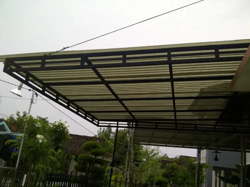 Kanopi baja ringan galvalum