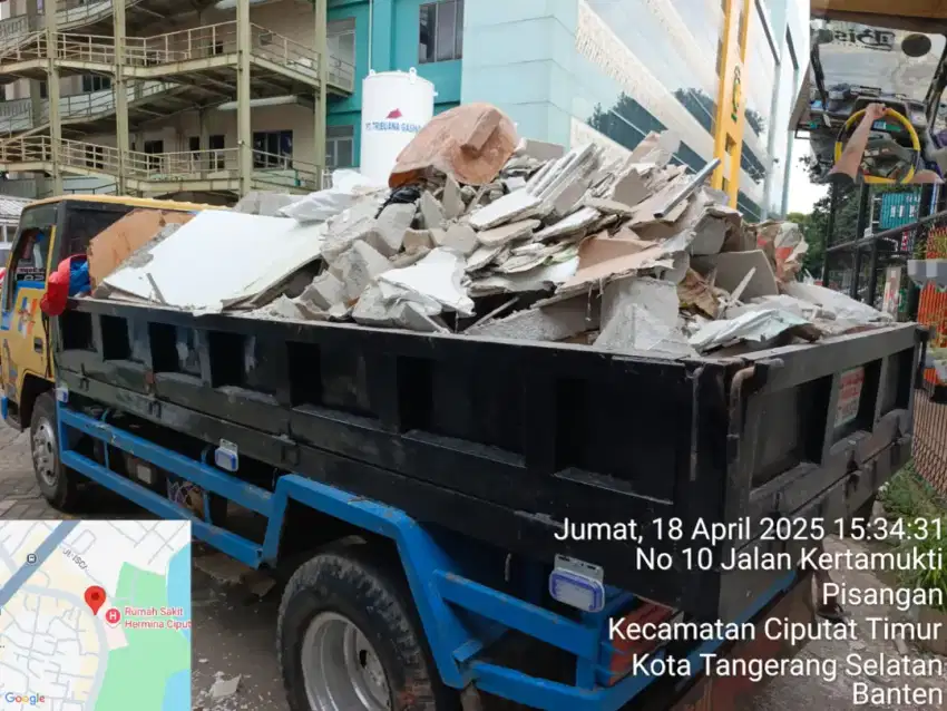 Jasa buang puing sampah