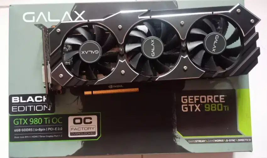 Vga Gtx 980ti ddr5 6gb 384 bit mulus