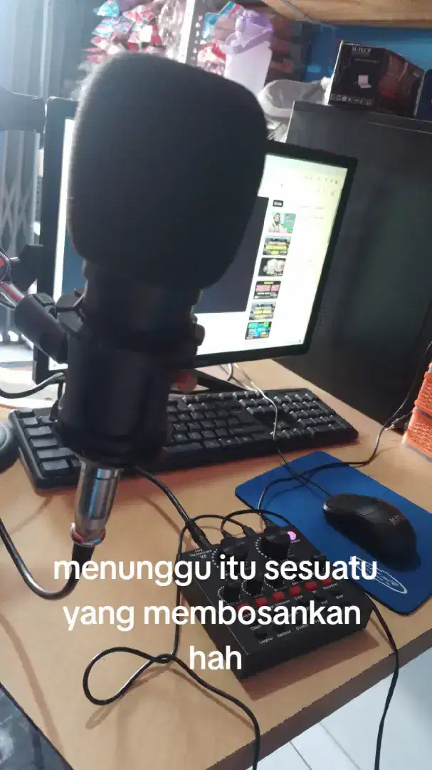 Lelang alat live setriming ,komputer soncat + meha semuanya
