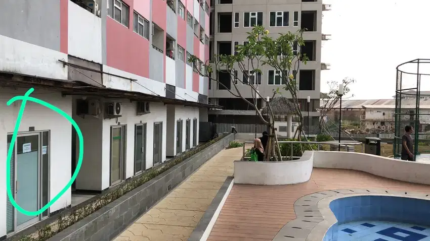 Dijual Kios View Pool Cocok Untuk Usaha Apartemen Sentra Timur