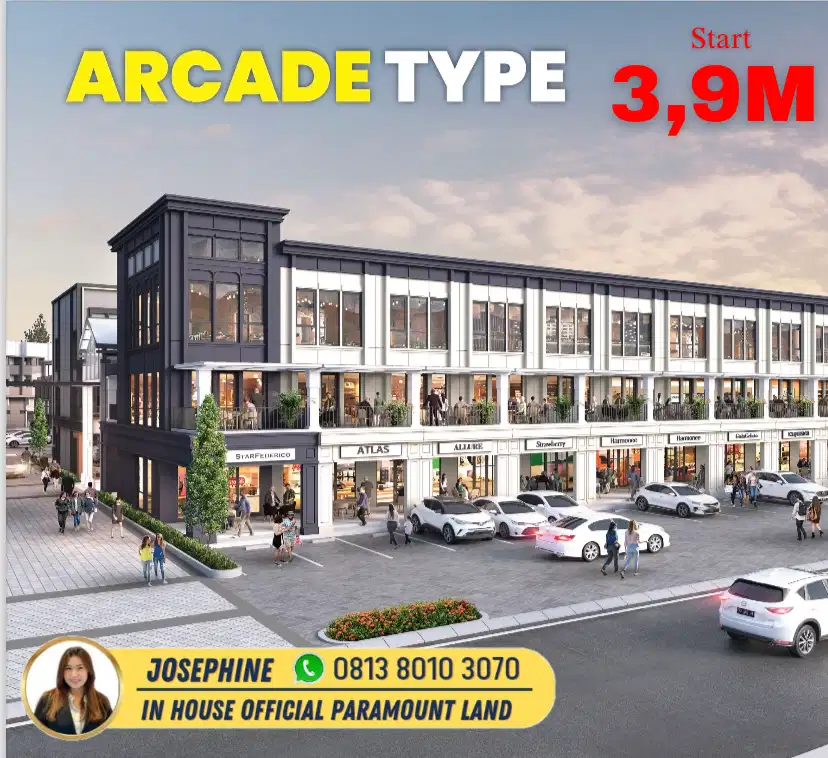 Dijual Ruko The Hudson Gading Serpong 3 Lantai Double Fasad