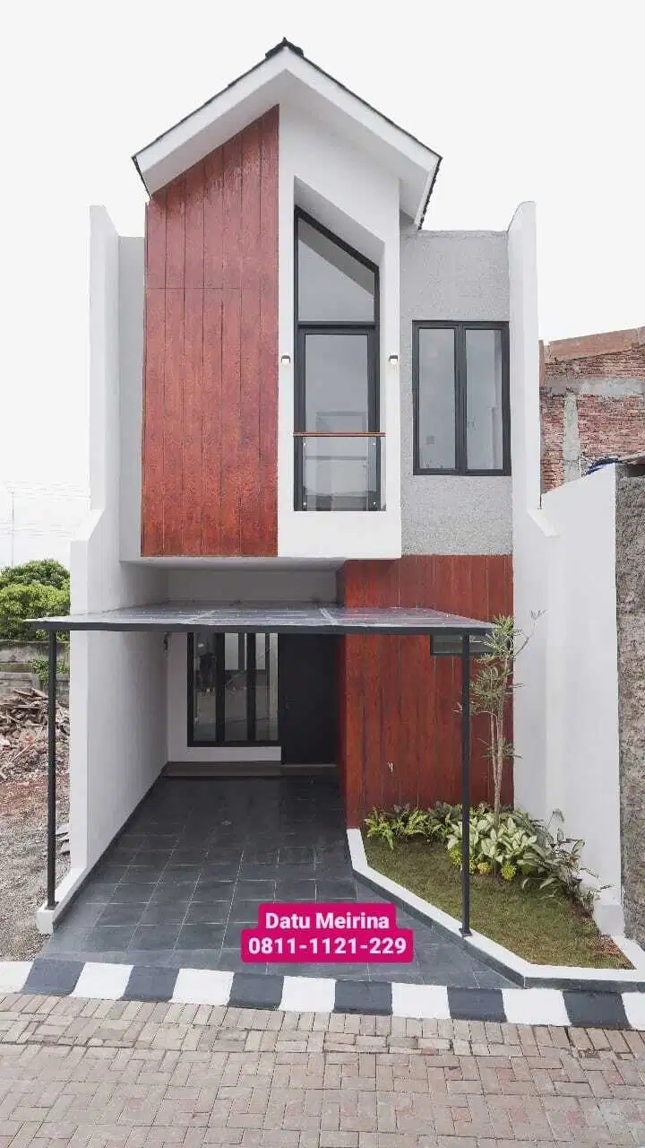 Rumah 2 Lantai Cimanggis 5 Menit ke Tol Cimanggis DP Ringan Free Biaya