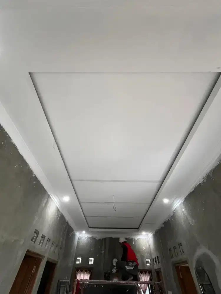 Tukang plapon gypsum partisi sekat ruangan murah