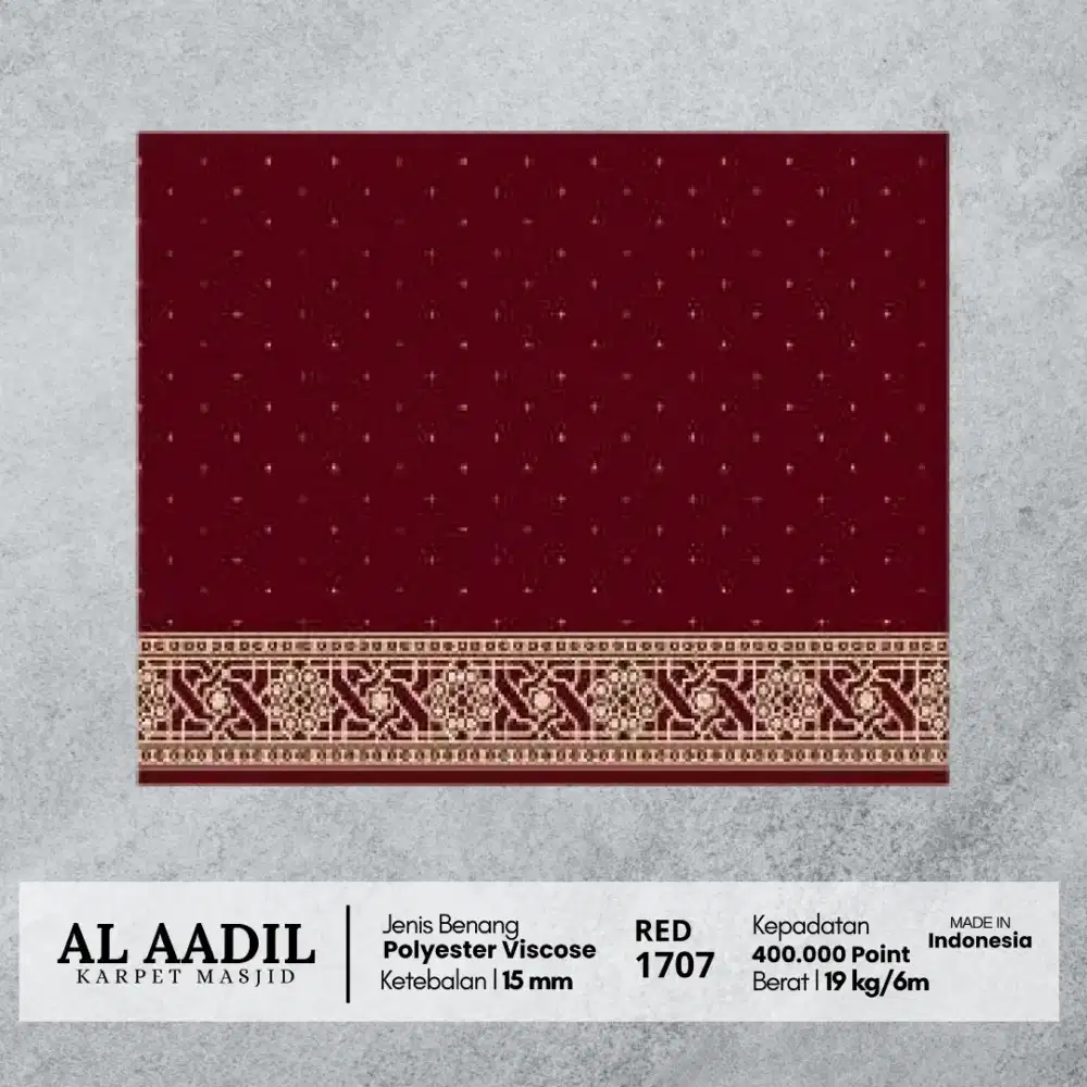 Karpet masjid Al Adil