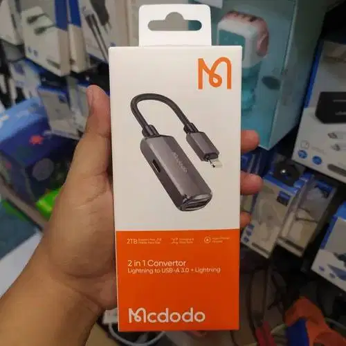 MCDODO Converter OTG iPhone Lightning to USB 3.0 + Lightning CA-2690