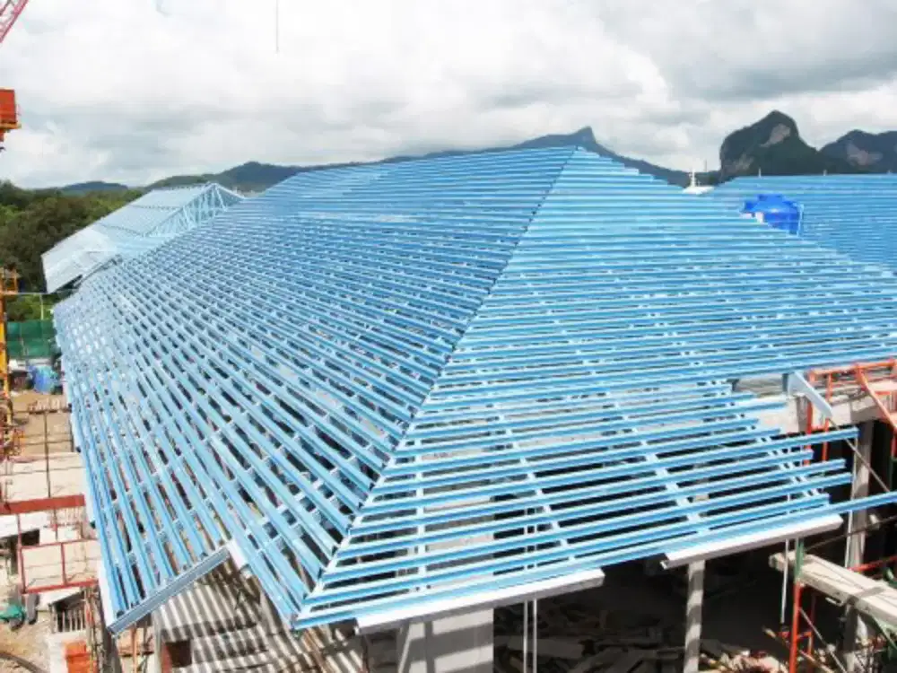 ATAP GEDUNG FULL BAJA RINGAN MURAH.