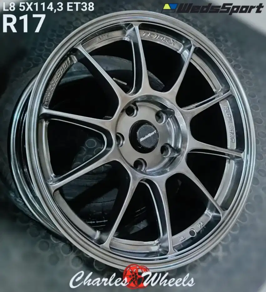 Jual velg mobil tc105x r17 5x114,3 innova hrv crv camry dll
