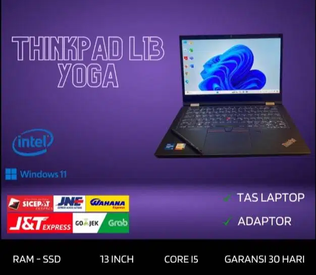 Lenovo Thinkpad L13 Yoga 2nd Core i5 Gen 12 RAM 16/256GB D-RC