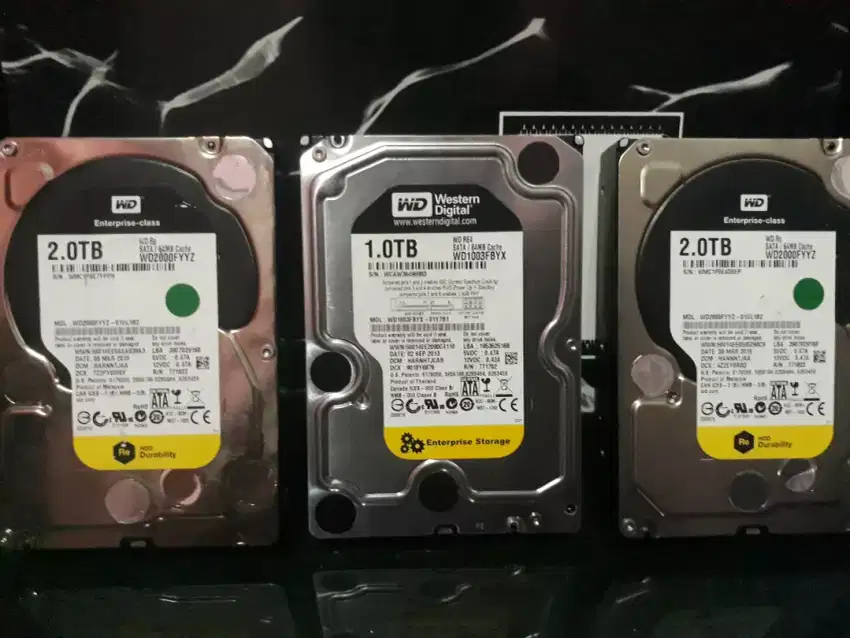 JUAL HARDDISK 1-2 TB WD bekas server