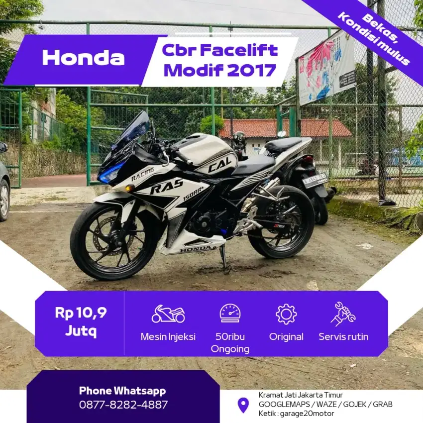 Honda Cbr 150cc Modif Pgm Fi Tahun 2017