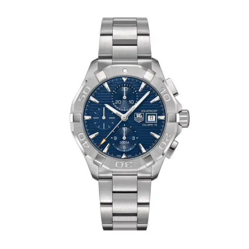Tag Heuer Aquaracer 300m, Blue Dial Cal.16 Chronograph Bracelet 43