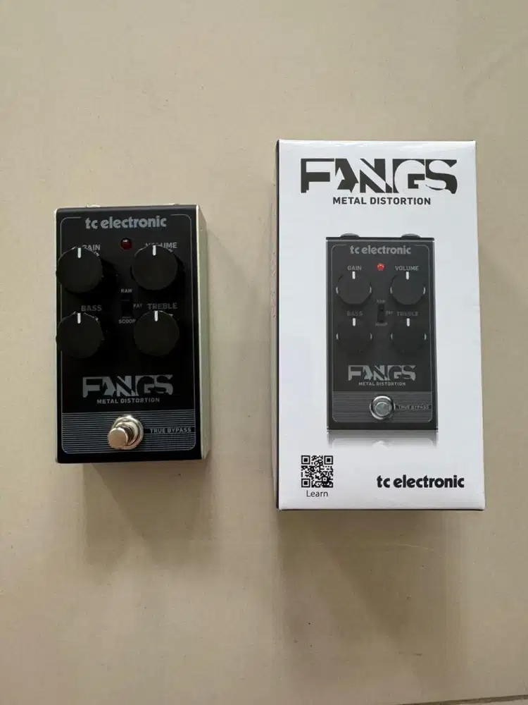 TC Electronic FANGS METAL DISTORTION High Gain Distortion Pedal