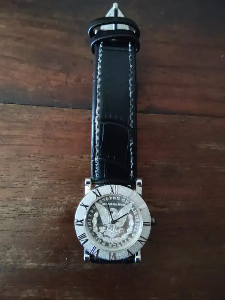 Jual jam Sterling silver 925 one dollar murah dan langka