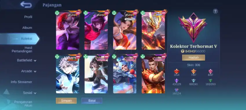 Akun Mobile Legend GG