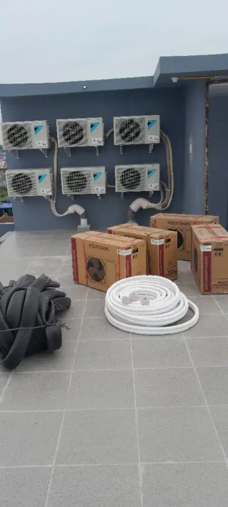 Pemasangan AC dan cuci AC