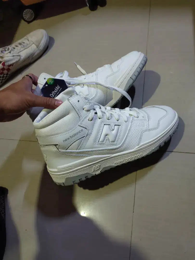 New Balance 650 White (Uk45, fit 43-44)ORIGINAL