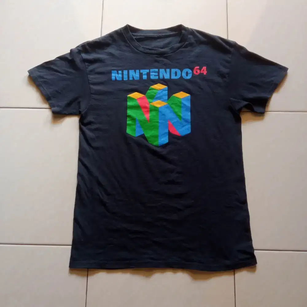 Kaos Tshirt Games Nintendo 64 Official Original
