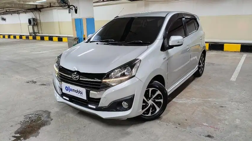 Pajak Panjang TDP 4,5JT Daihatsu Ayla 1.2 R Bensin-AT 2018 Silver