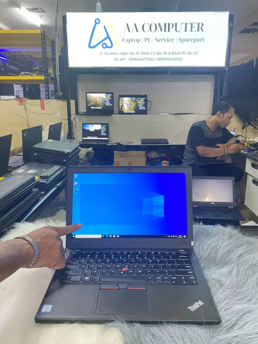 Laptop Second Lenovo Thinkpad X270 Touch Core i5 Gen 6 Ram 8gb SSD 256