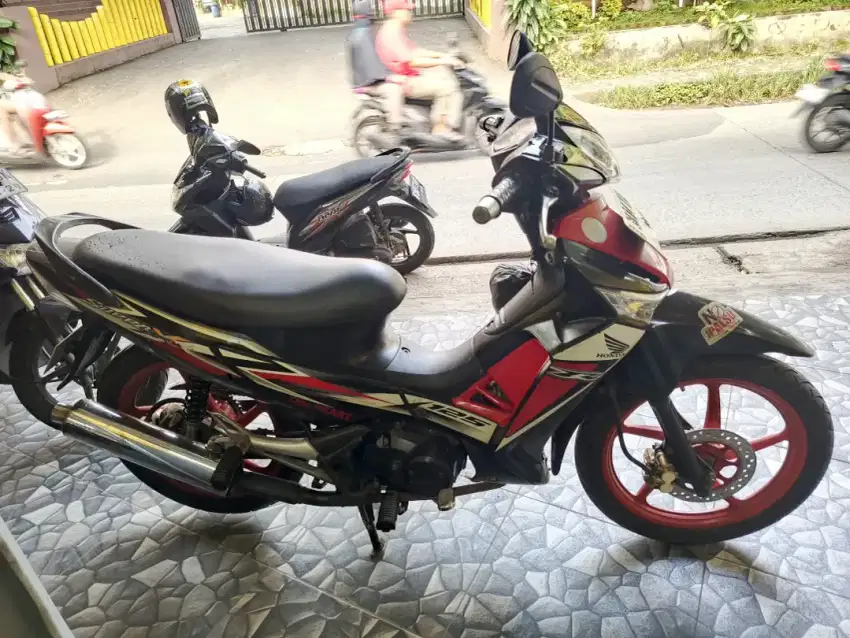 Supra x 125 th 2013 plat Depok pajak on bayar via CC/paylater