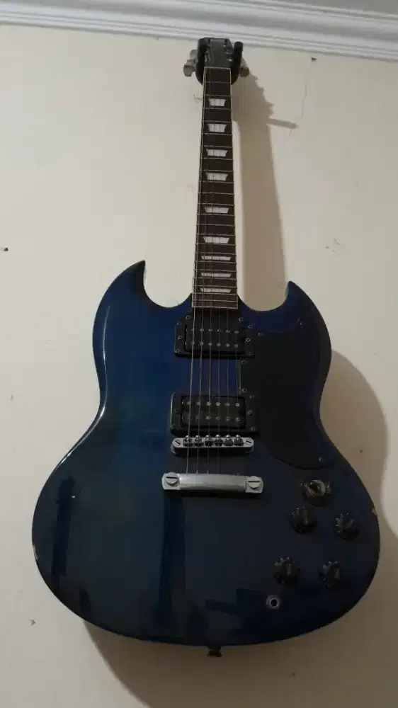 Gitar SG rockson biru