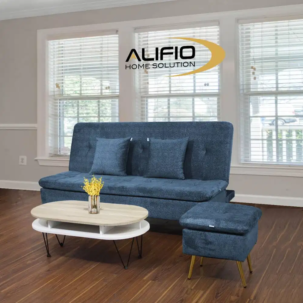 Sofabed/ALIFIO/Type Burgos/Fabrick Velvet/Cozy/Size 180