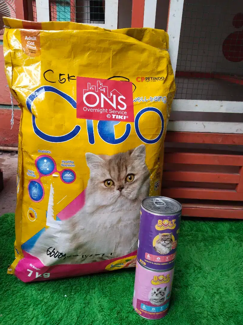 Makanan Kucing premium dengan bonusnya