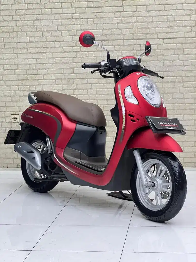 Perfect Condition!!Honda Scoopy PMK 2023 N Asli Red Mulus-Mustika