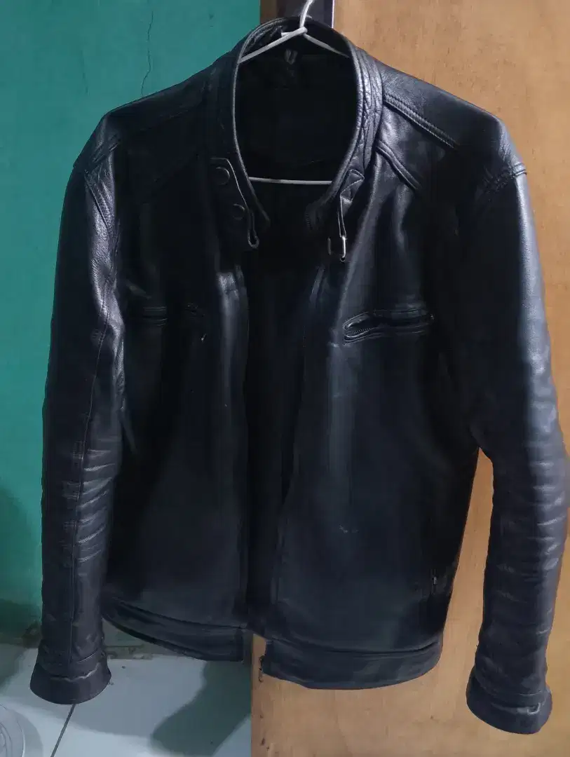 Jaket kulit pria