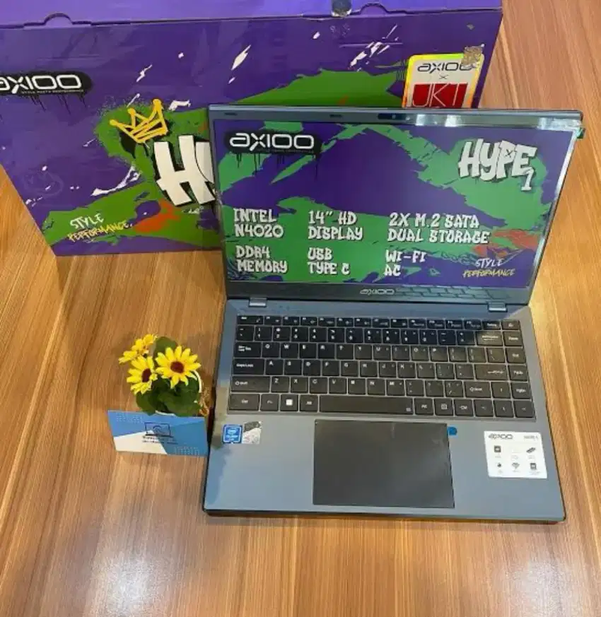 Laptop Axioo HYPE 1 tanpa dp